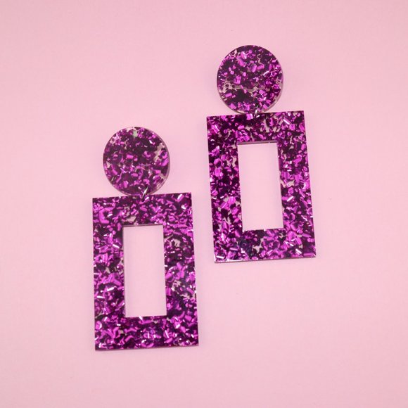 New Without Tags Fred & Ginger (Australian Designer) Sass Statement Dangles - Picture 7 of 8